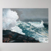 Winslow Homer Northeaster Poster (Voorkant)
