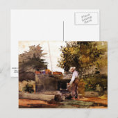 Winslow Homer - Op de put Briefkaart (Voorkant / Achterkant)