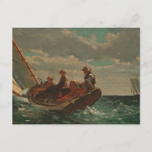 Winslow Homer - Opbroeden (een eerlijke wind) Briefkaart (Voorkant)