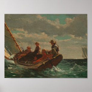 Winslow Homer - Opbroeden (een eerlijke wind) Poster