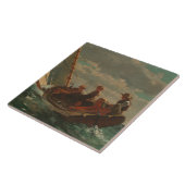 Winslow Homer - Opbroeden (een eerlijke wind) Tegeltje (Zijkant)