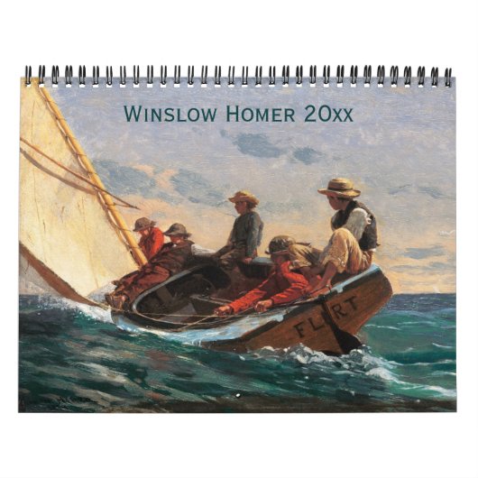 Winslow Homer Paintings Fine Art Calendar Kalender (Hoes)