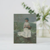  Winslow Homer Peach Blossom Briefkaart (Staand voorkant)