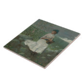 Winslow Homer - Perzikbloesems Tegeltje (Zijkant)