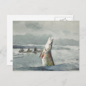 Winslow Homer - Pike, Lake St. John Briefkaart (Voorkant / Achterkant)
