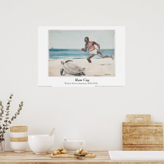 Winslow Homer - Poster "Rum Cay" (Keuken)
