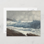 Winslow Homer - Prout's Neck, Breakers Briefkaart (Voorkant / Achterkant)