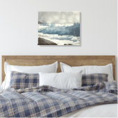 Winslow Homer - Prout's Neck, Breakers Canvas Afdruk (Insitu (Slaapkamer))