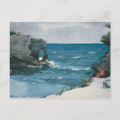 Winslow Homer - Rocky Shore, Bermuda Briefkaart (Voorkant)