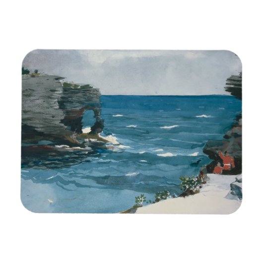 Winslow Homer - Rocky Shore, Bermuda Magneet (Horizontaal)