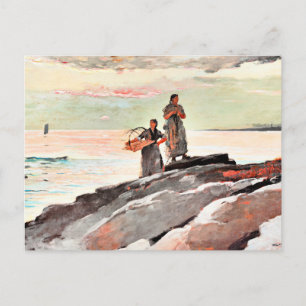 Winslow Homer - Saco Bay, mooie kunst, Briefkaart