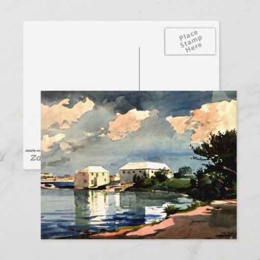 Winslow Homer - Salt Kettle, Bermuda Briefkaart (Voorkant / Achterkant)