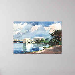 Winslow Homer, Salt Kettle, Bermuda Canvas Afdruk