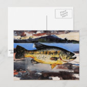 Winslow Homer-schilderij, Bass Briefkaart (Voorkant / Achterkant)