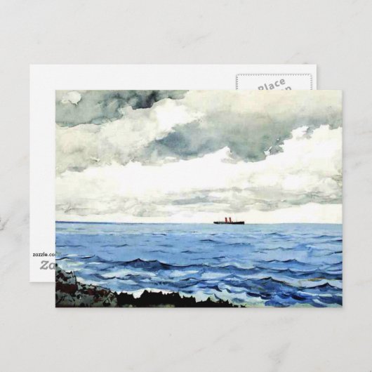 Winslow Homer-schilderij, Bermuda Briefkaart (Voorkant / Achterkant)