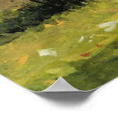 Winslow Homer schilderij, meisje met Hay Rake Poster (Hoek)