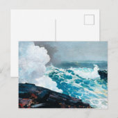 Winslow Homer schilderij, Northeaster, 1895 Briefkaart (Voorkant / Achterkant)