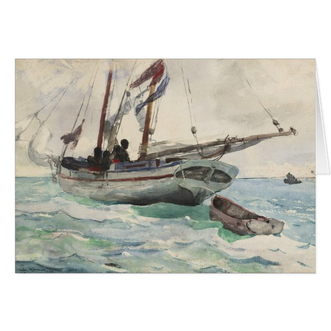 Winslow Homer - Schooner - Nassau (Voorkant Horizontaal)