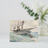 Winslow Homer - Schooner - Nassau Briefkaart (Staand voorkant)