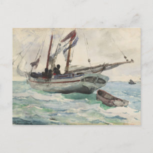 Winslow Homer - Schooner - Nassau Briefkaart