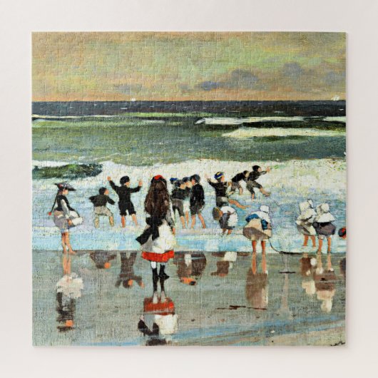Winslow Homer - Strandtafereel Legpuzzel (Verticaal)