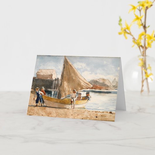 Winslow Homer, Summertime Kaart (Gele Bloem)