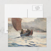 Winslow Homer - Terugkerende Vissen boten Briefkaart (Voorkant / Achterkant)