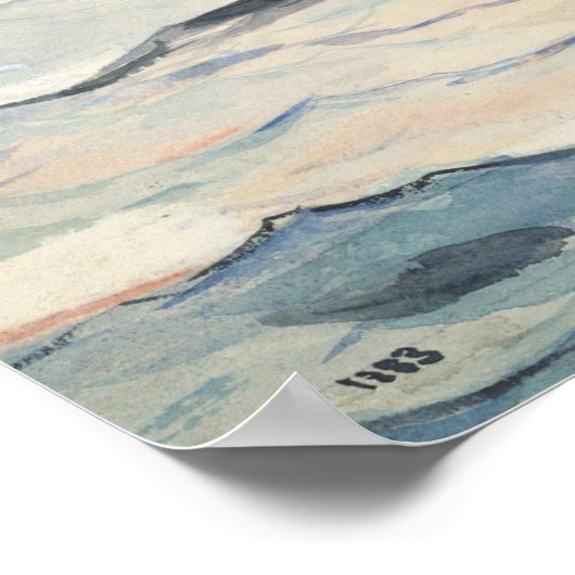 Winslow Homer - Terugkerende Vissen boten Poster (Hoek)