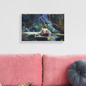 Winslow Homer The Adirondack Guide Canvas Afdruk (Insitu (Woonkamer))