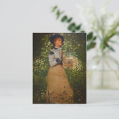  Winslow Homer the Butterfly Girl Briefkaart (Staand voorkant)