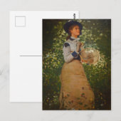 Winslow Homer the Butterfly Girl Briefkaart (Voorkant / Achterkant)
