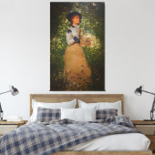 Winslow Homer the Butterfly Girl Canvas Afdruk (Insitu (Slaapkamer))