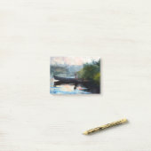 Winslow Homer The End of the Day, Adirondacks Post-it® Notes (Op bureau)