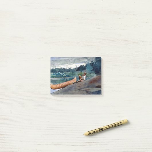 Winslow Homer The Guide Post-it® Notes (Op bureau)