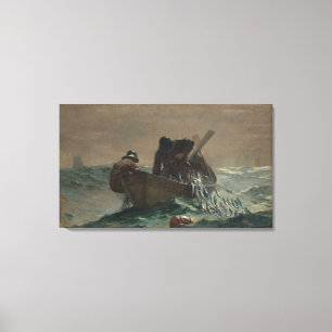 Winslow Homer the Herring Net Canvas Afdruk