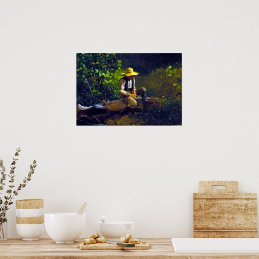 Winslow Homer The Whittling Boy Poster (Keuken)