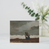 Winslow Homer - Twee cijfers van het Zee Briefkaart (Staand voorkant)