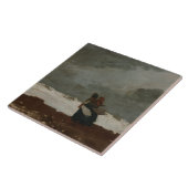 Winslow Homer - Twee cijfers van het Zee Tegeltje (Zijkant)