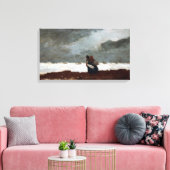 Winslow Homer Two Figures van het Zee Canvas Afdruk (Insitu (Woonkamer))