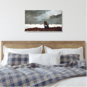 Winslow Homer Two Figures van het Zee Canvas Afdruk (Insitu (Slaapkamer))