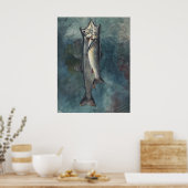 Winslow Homer Two Trout Briefkaart Poster (Keuken)