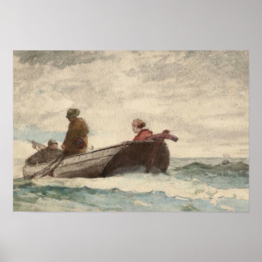 Winslow Homer - Tynemouth Priory, Engeland Poster (Voorkant)