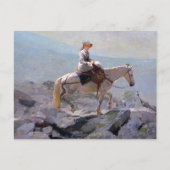 Winslow Homer van de Bridle Weg White Mountains Briefkaart (Voorkant)