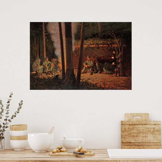 Winslow Homer - Voor Yorktown, Poster (Keuken)