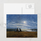 Winslow Homer waterverf, Moonlight Briefkaart (Voorkant / Achterkant)