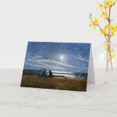 Winslow Homer waterverf, Moonlight Kaart (Gele Bloem)