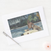 Winslow Homer - West India Divers Rechthoekige Sticker (Envelop)