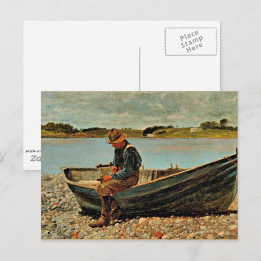 Winslow Homer - Winding Line Briefkaart (Voorkant / Achterkant)