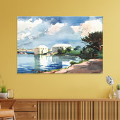 Winslow Homer, Zoutketel, Bermuda Canvas Afdruk (Insitu (Woonkamer))