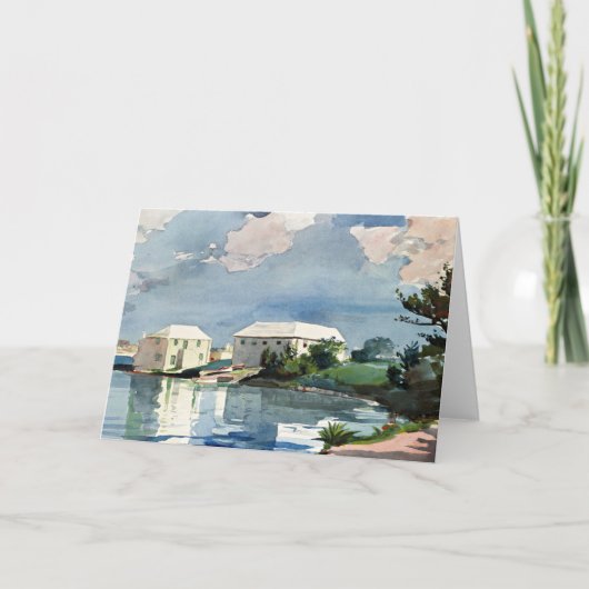 Winslow Homer, Zoutketel, Bermuda Kaart (Voorkant)